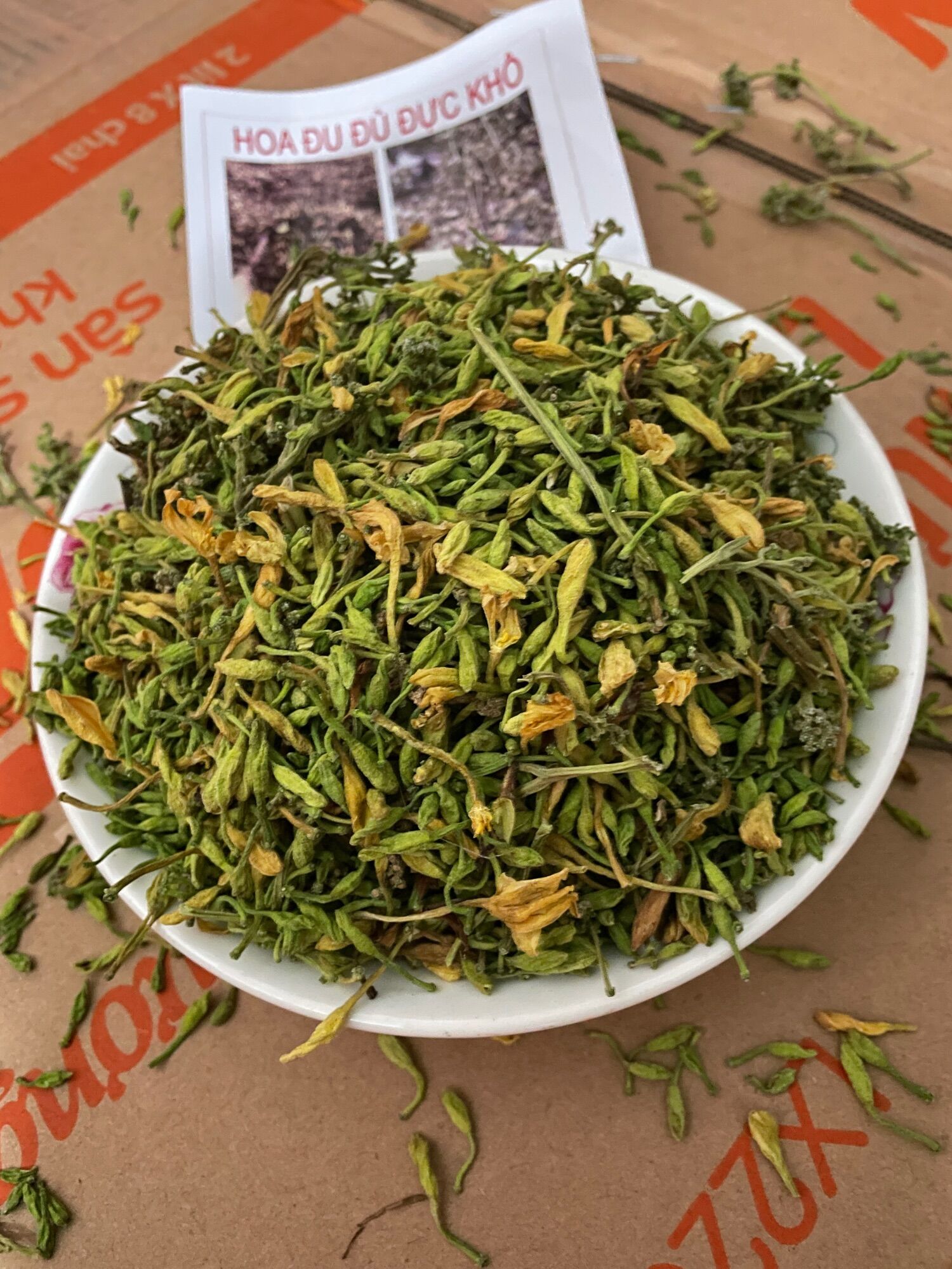 Hoa đu đủ đực khô 200g