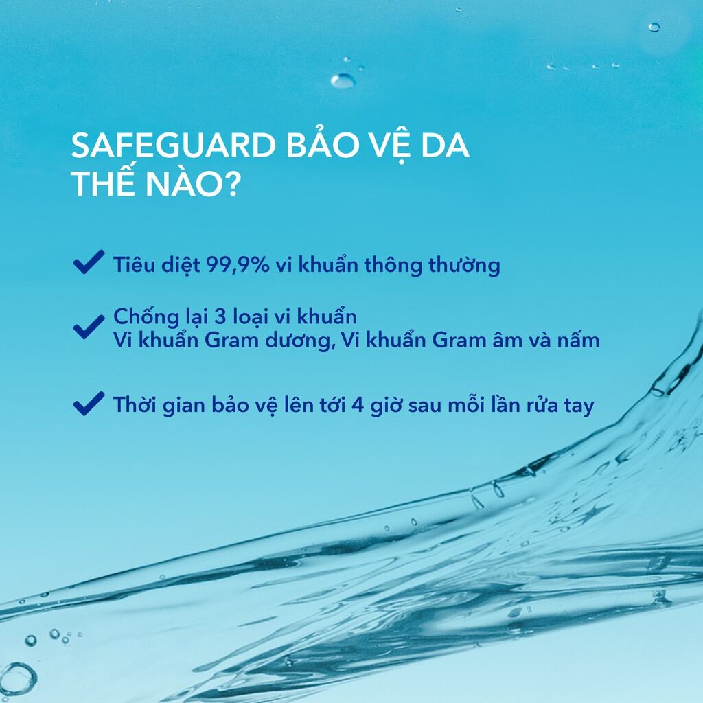 Sữa Tắm Diệt Khuẩn SAFEGUARD Túi 620ml