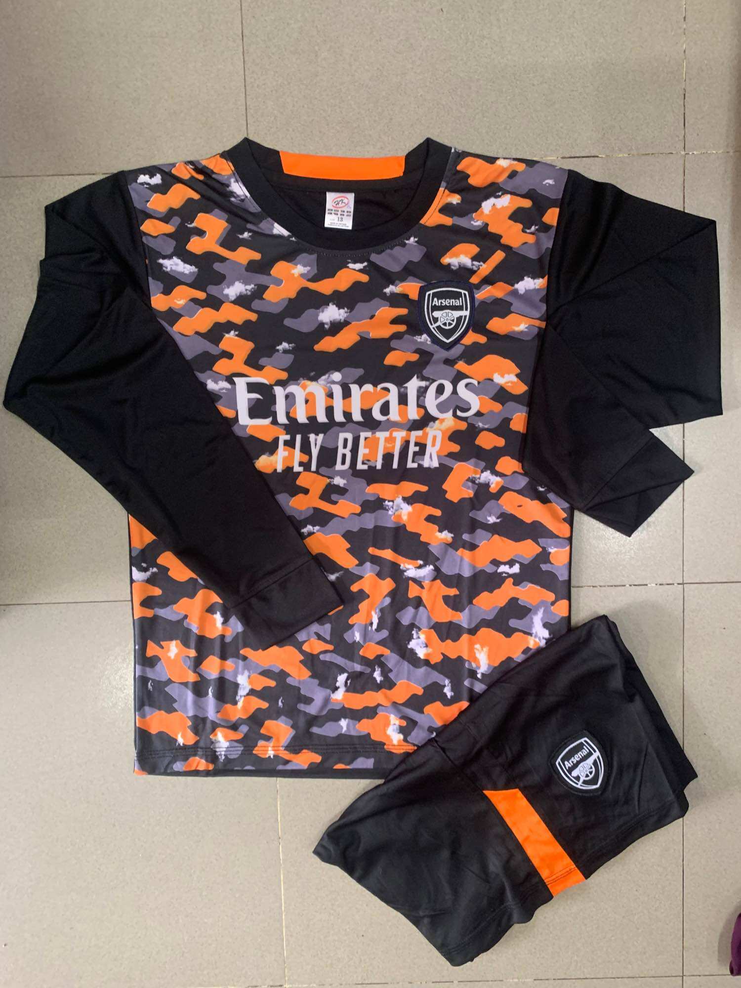 Đồ đá banh tay dài Arsenal size 11-15