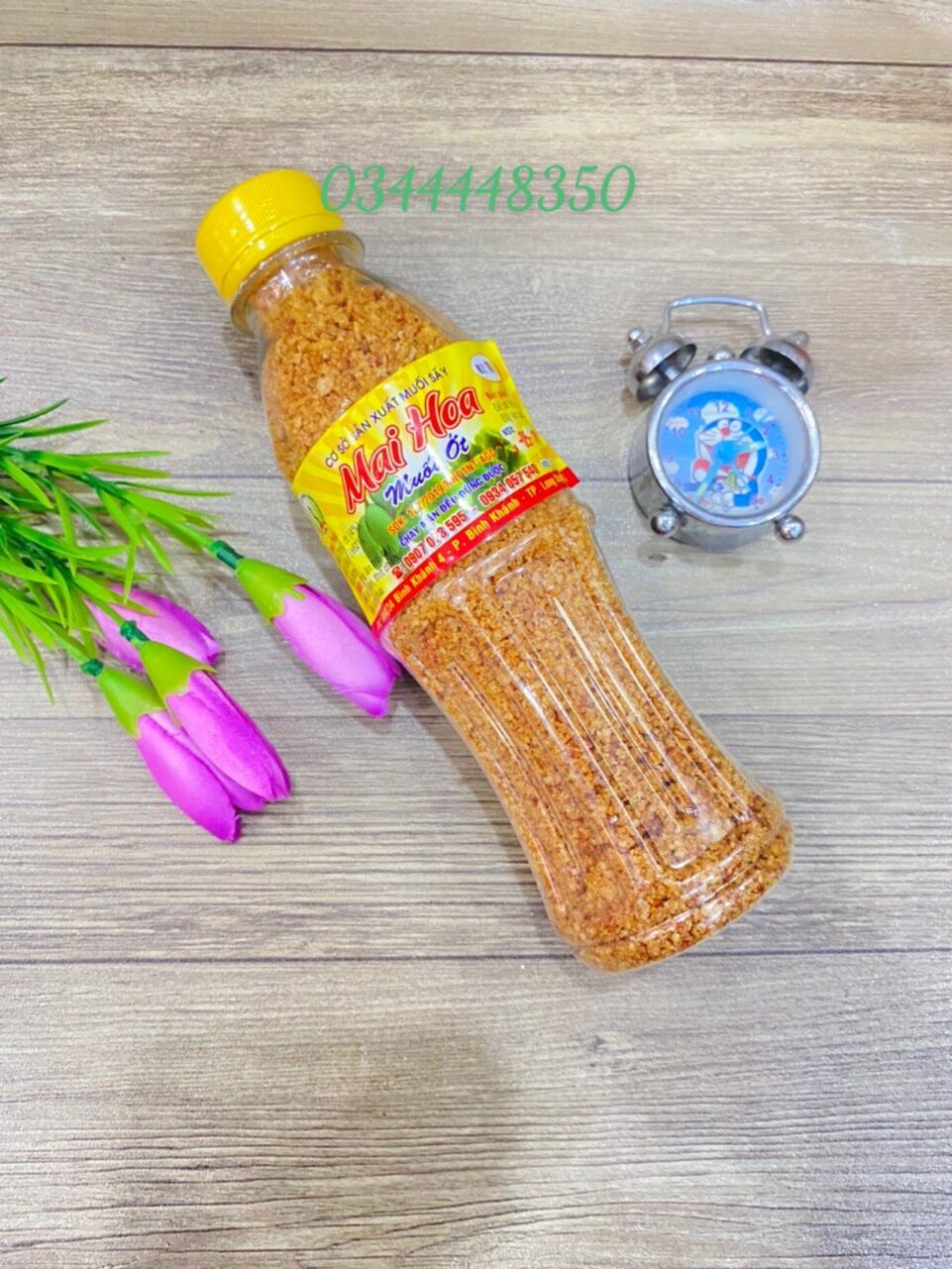 Muối Sấy Mai Hoa 180g Muối chấm trái cây siêu ngon