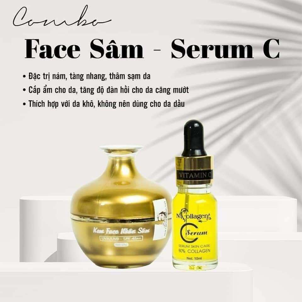 Combo kem sâm & serum