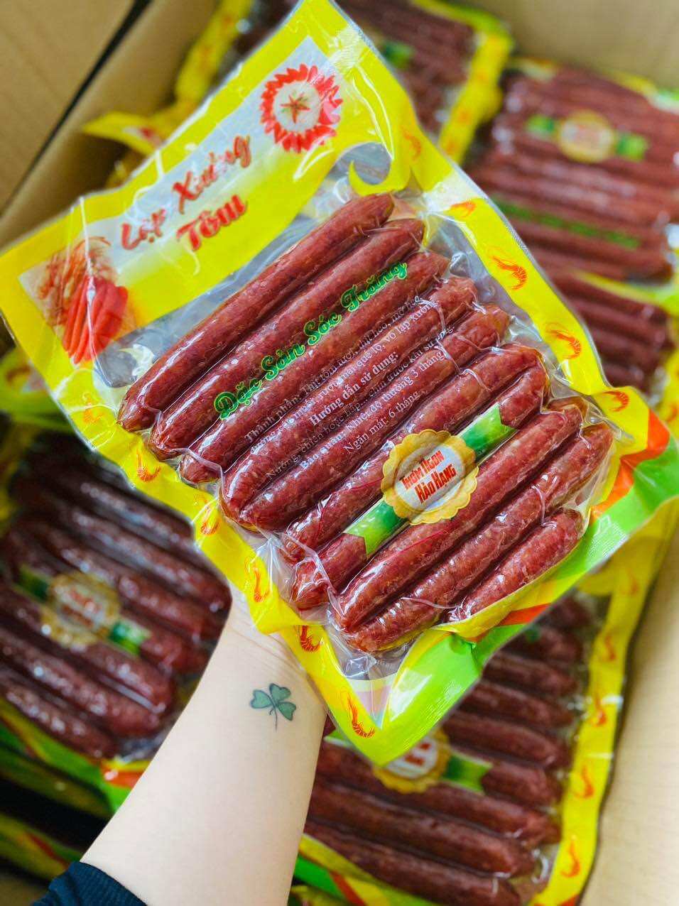 1KG lạp xưởng tôm Sóc Trăng thơm ngon