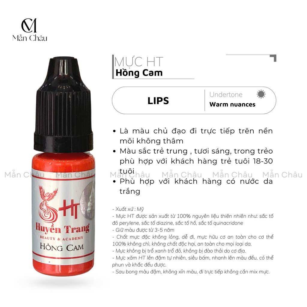 [CHÍNH HÃNG] MỰC HT SIÊU ĐẬM Fullsize 12ml có Minisize