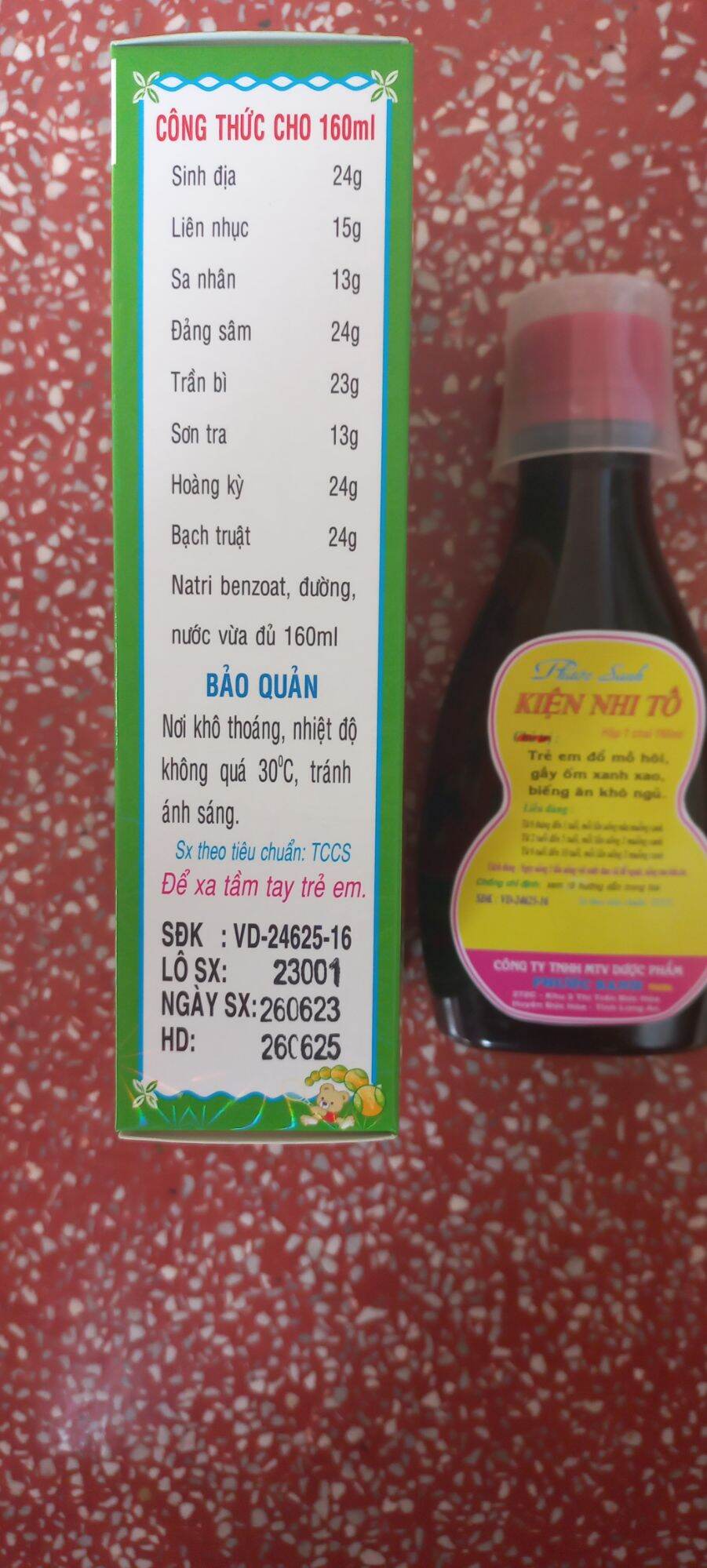 Sirô Kiện Nhi Tố - 160 ml