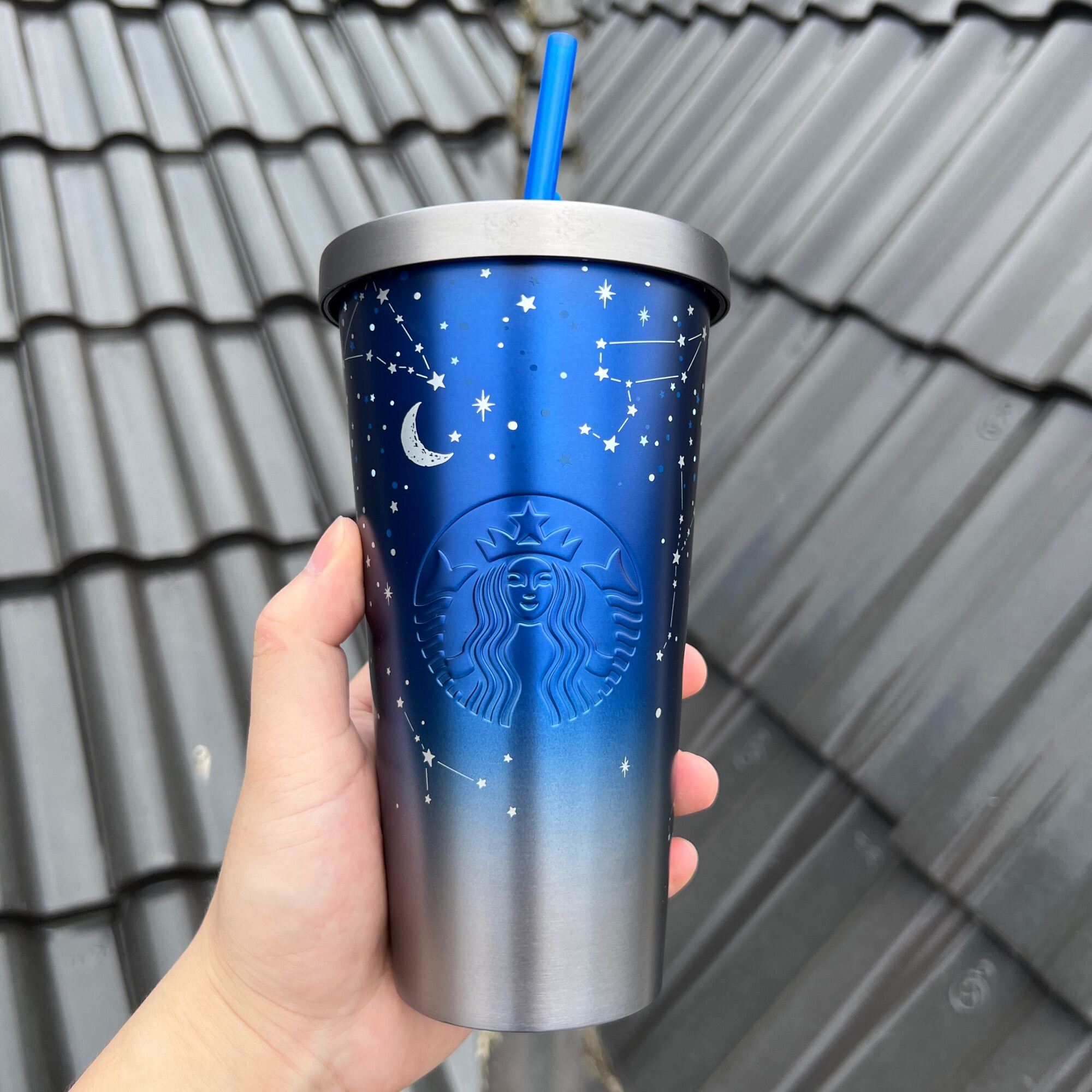 [STARBUCKS KOREA] - LY GIỮ NHIỆT SUMMER 2021 SS MILKY WAY COLD CUP 20oz