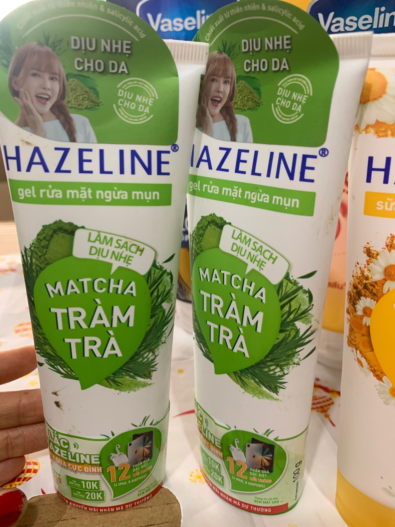 Sữa Rửa Mặt Hazeline matcha 50gr