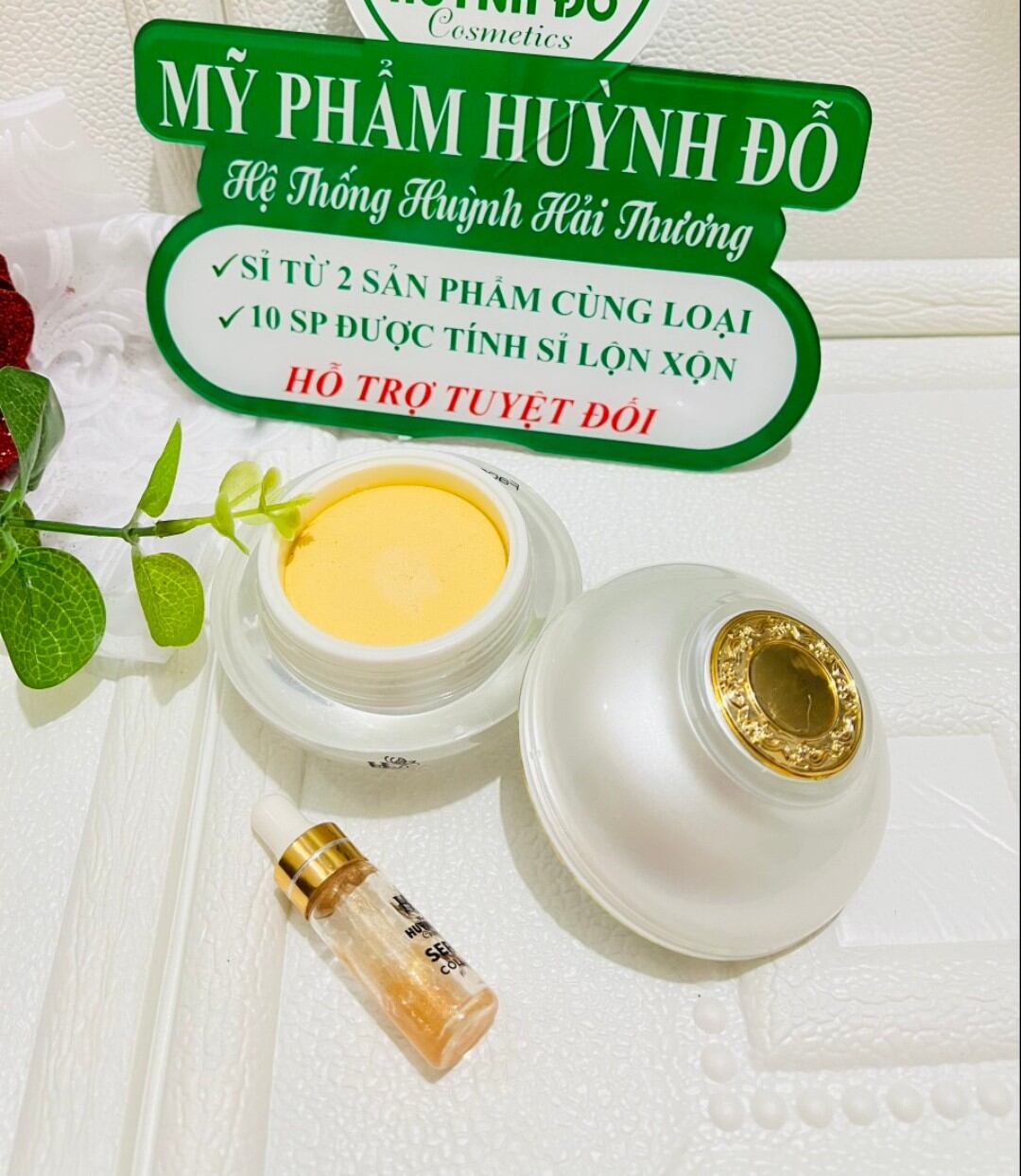 COMBO DƯỠNG TRẮNG SẼ KHÍCH LỖ CHÂN LÔNG HUỲNH ĐỖ