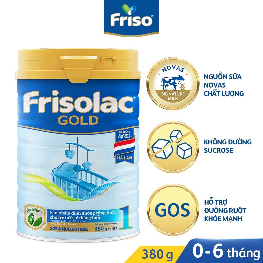 [HCM]Sữa bột Frisolac Số 1 380g