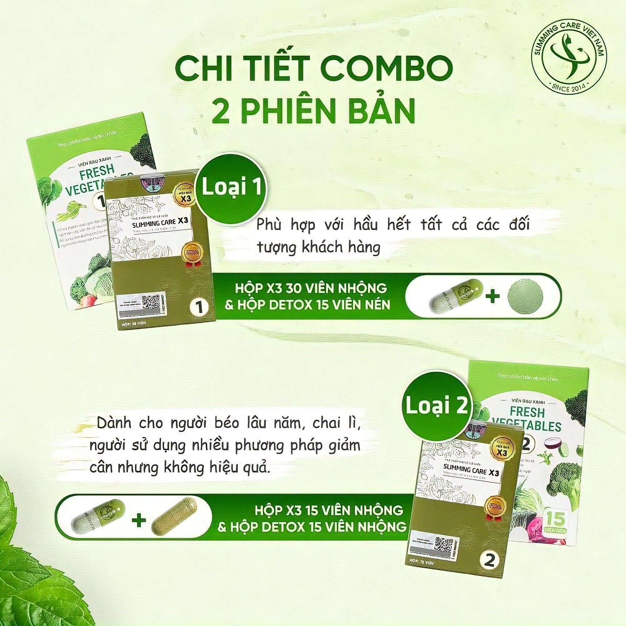 Combo giảm cân Yo Slim - Yo Detox - giảm cân B.O.T