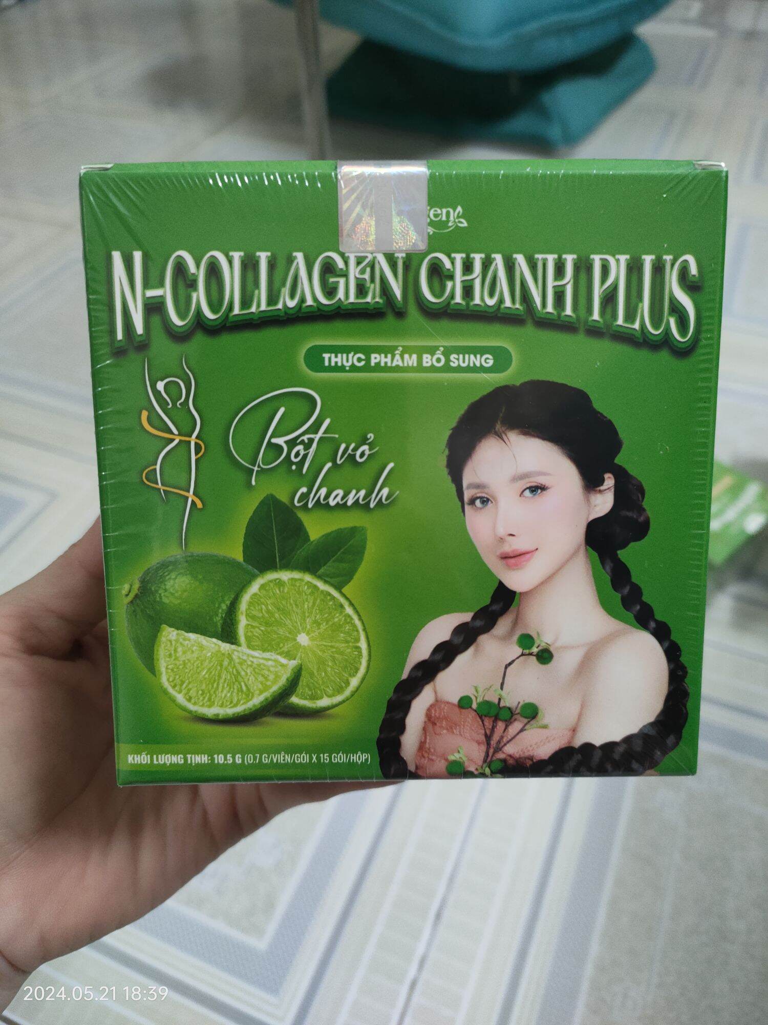 giảm cân detox chanh phiên bản mới (hộp 15 viên chanh)