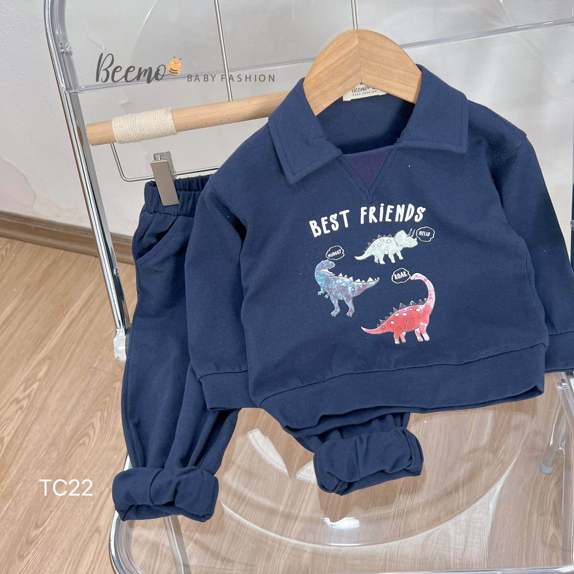 BỌ POLO BEEMO IN HÌNH KHỦNG LONG SIÊU YÊU CHO BÉ