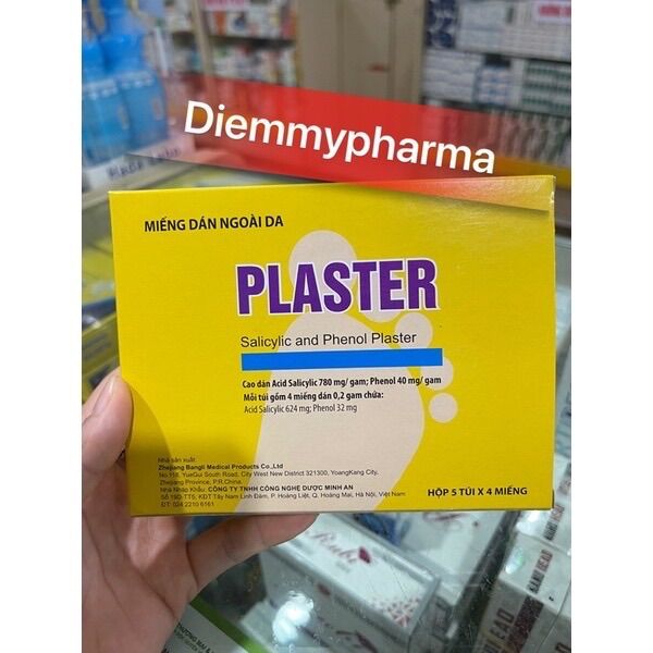 Miếng dán Plastet mụn cóc, mụn cơm, mắt cá chân