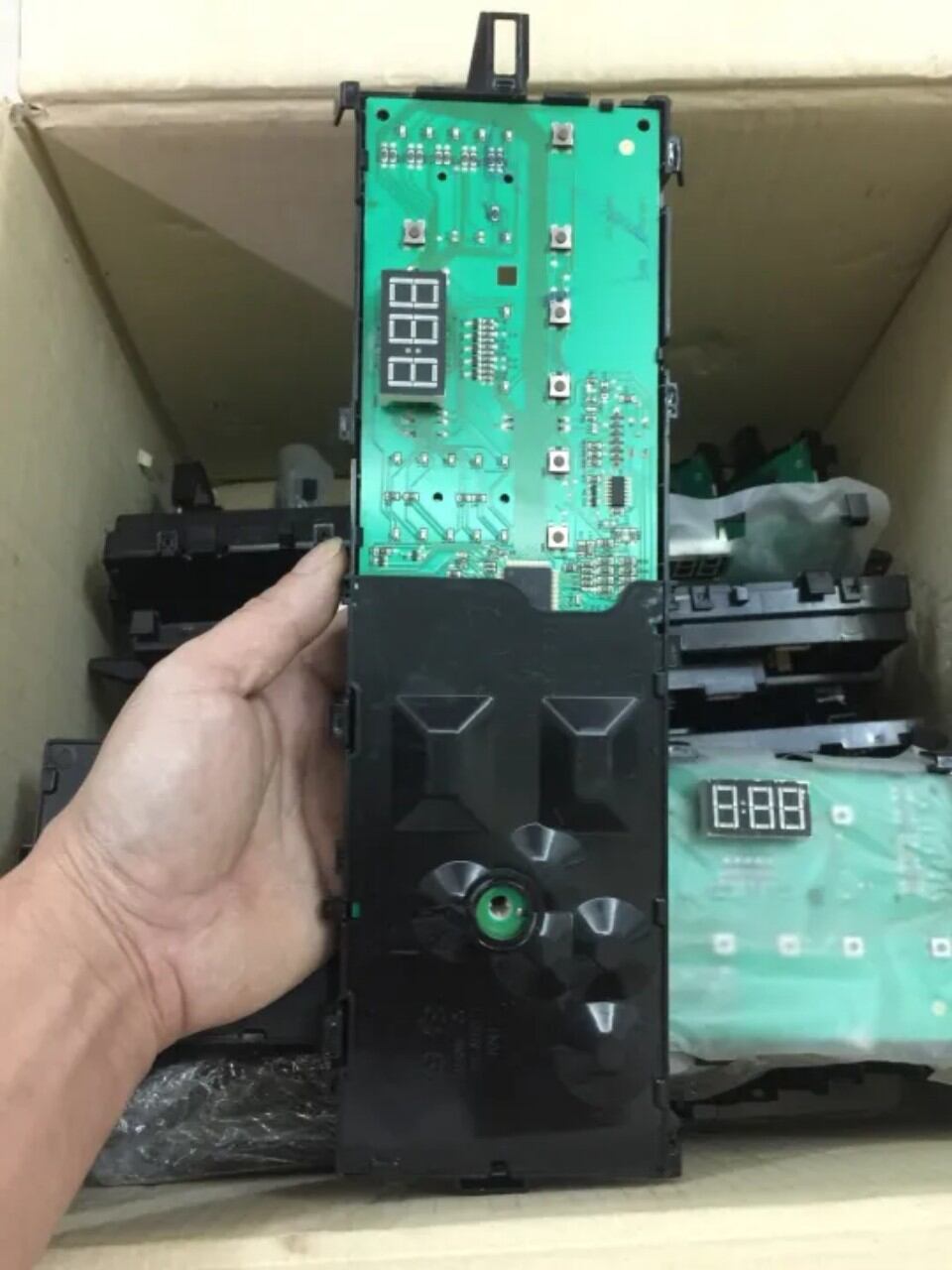 Bo mạch hiển thị máy giặt Beko tháo máy Ok