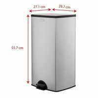 Thùng rác nắp Inox mẫu mới Fitis Chromatic 10L 14L 22L mẫu mới nắp INOX