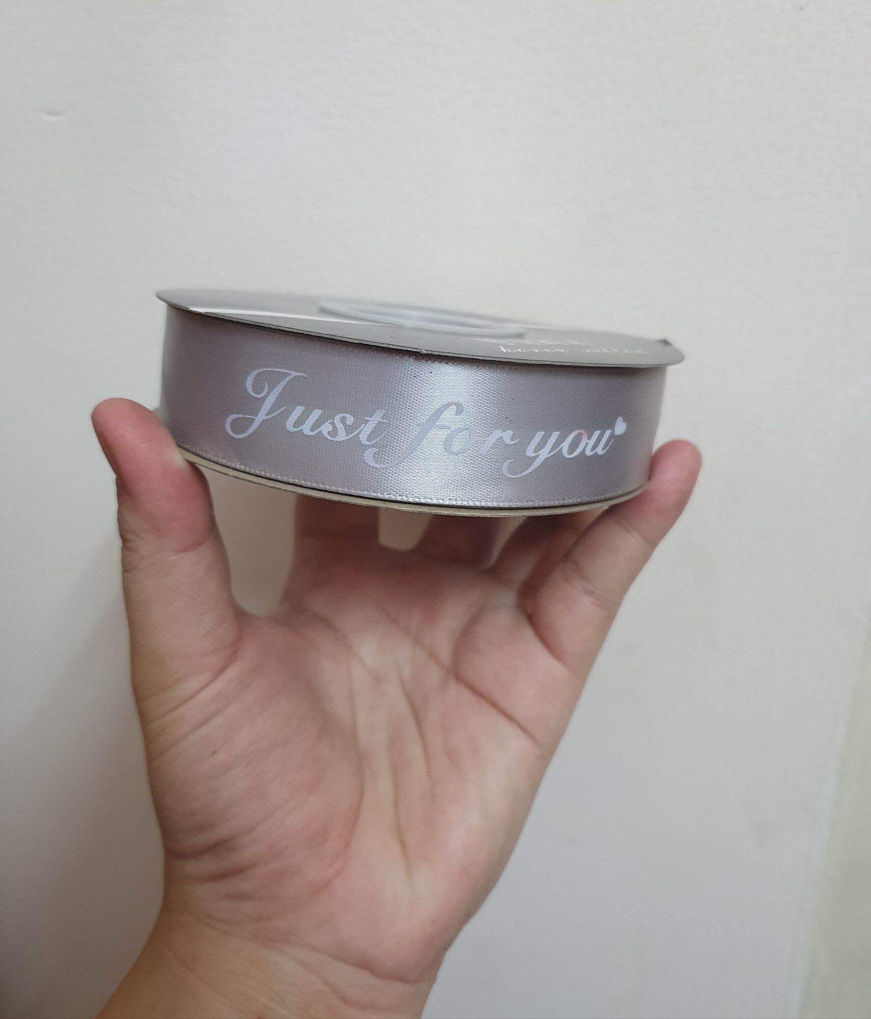 RUY BĂNG LỤA JUST FOR YOU BẢN 2,5CM DÀI 50 YARD