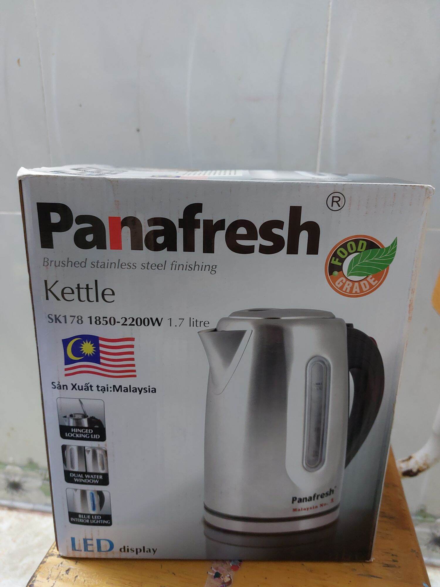 Bình nấu nước siêu tốc inox nhập khẩu malaysia