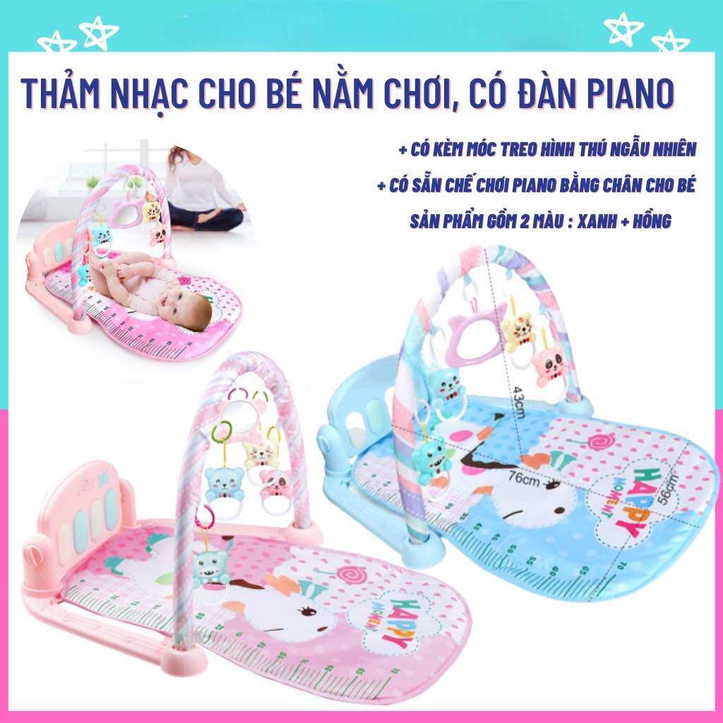 Thảm nhạc cho bé. Thảm đàn piano cho trẻ nằm chơi kích thị giác và giác quan