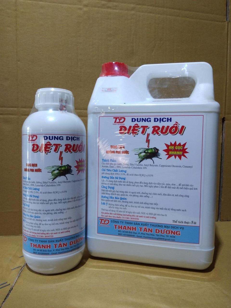 Dung dịch diệt ruồi 1 L, 5L