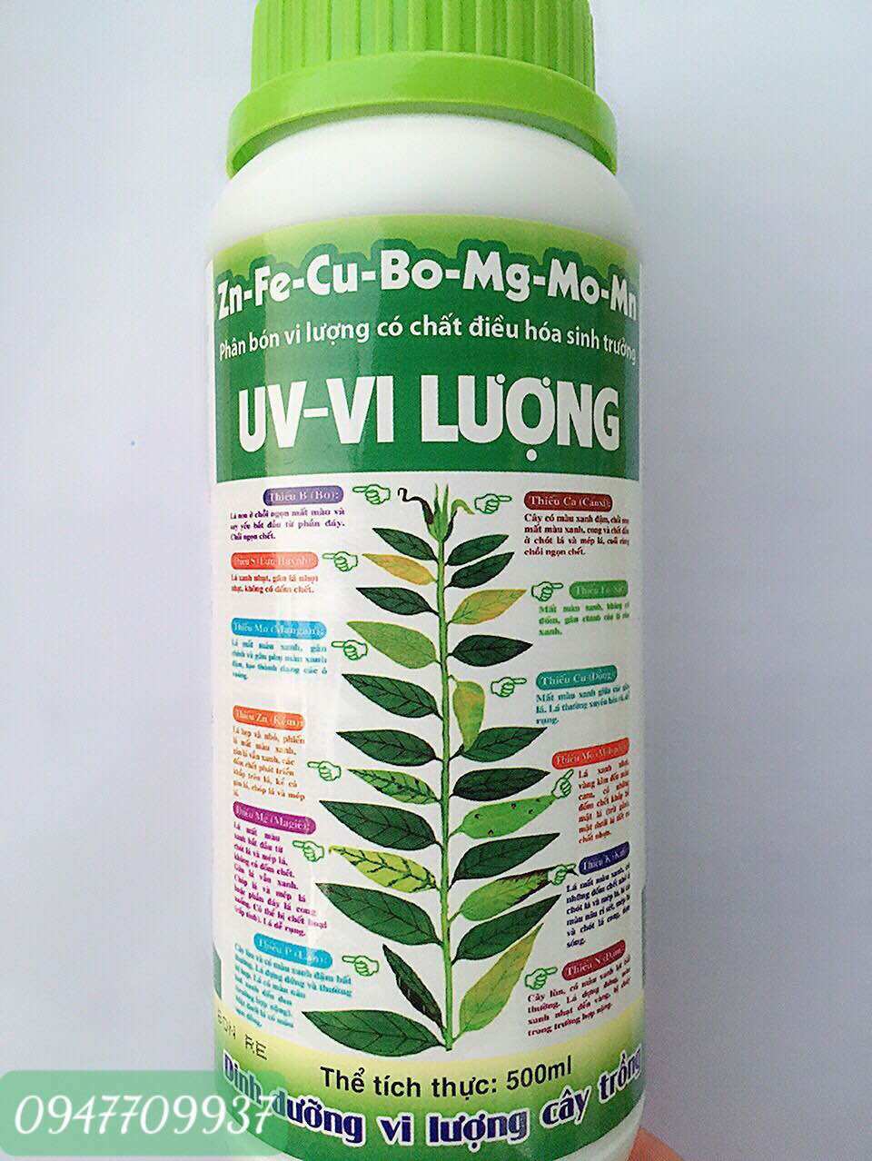 500ML Phân Bón Chuyên Bổ Sung Vi Lượng Lưu Dẫn Qua Lá, Rễ Giúp Cây Trồng Phát Triển Tốt