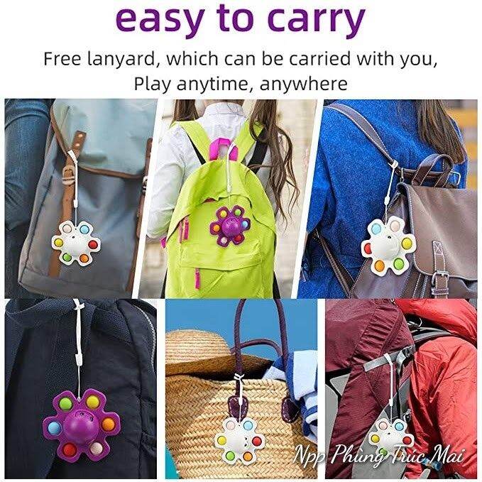 Pop it con quay bạch tuộc cảm xúc