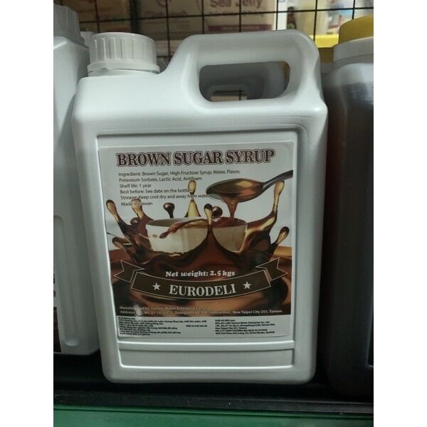 Syrup Đường Đen Eurodeli 2.5KG