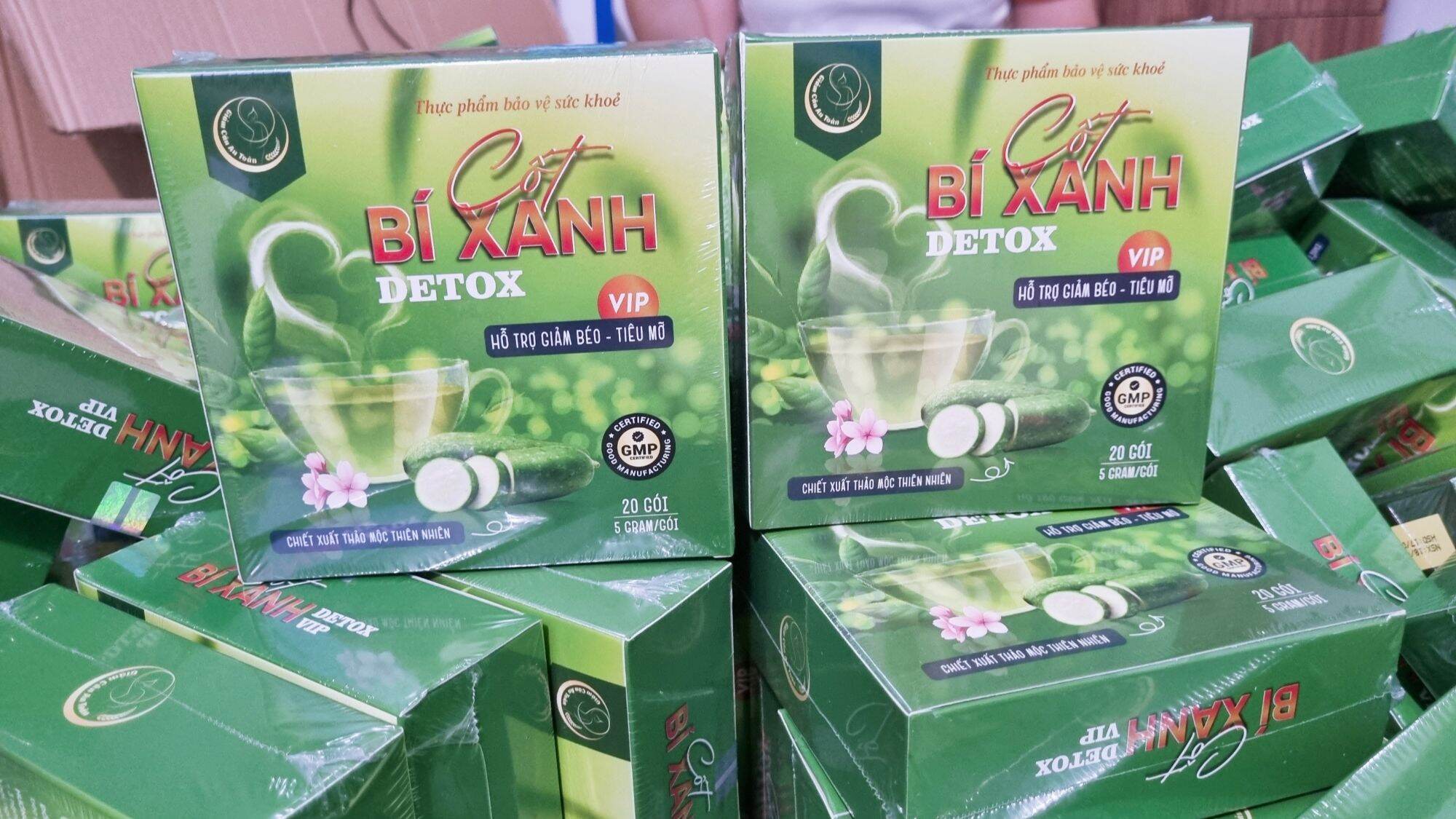 Cốt bí xanh liệu trình 10 gói giảm từ 3 - 5 kg