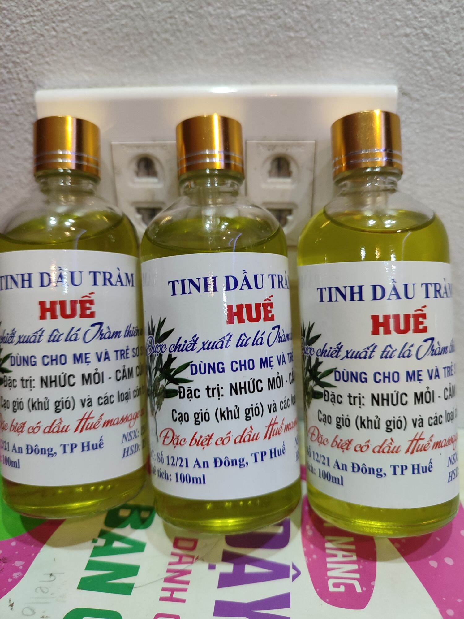 tinh dầu tràm tắm bé chai tròn 100ml