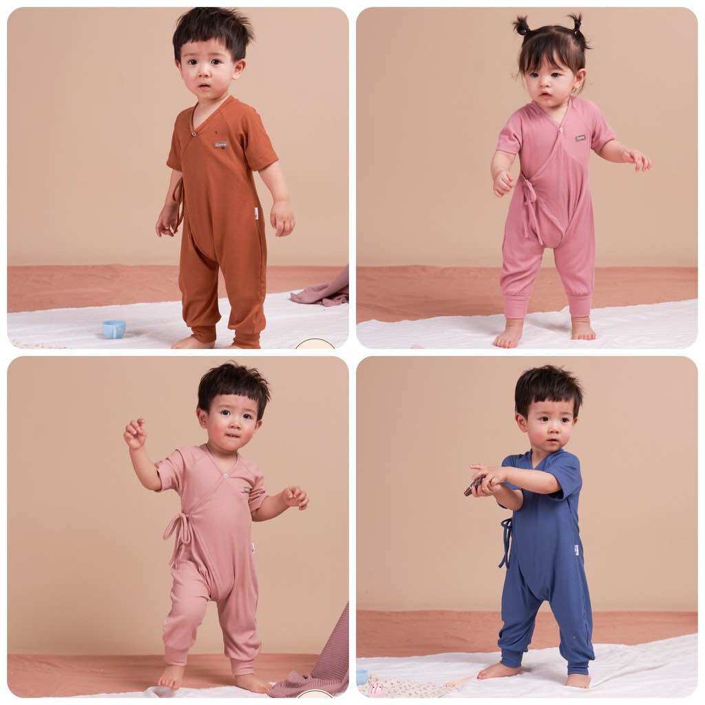 Cookie - Bộ Romper vạt chéo 0-3m