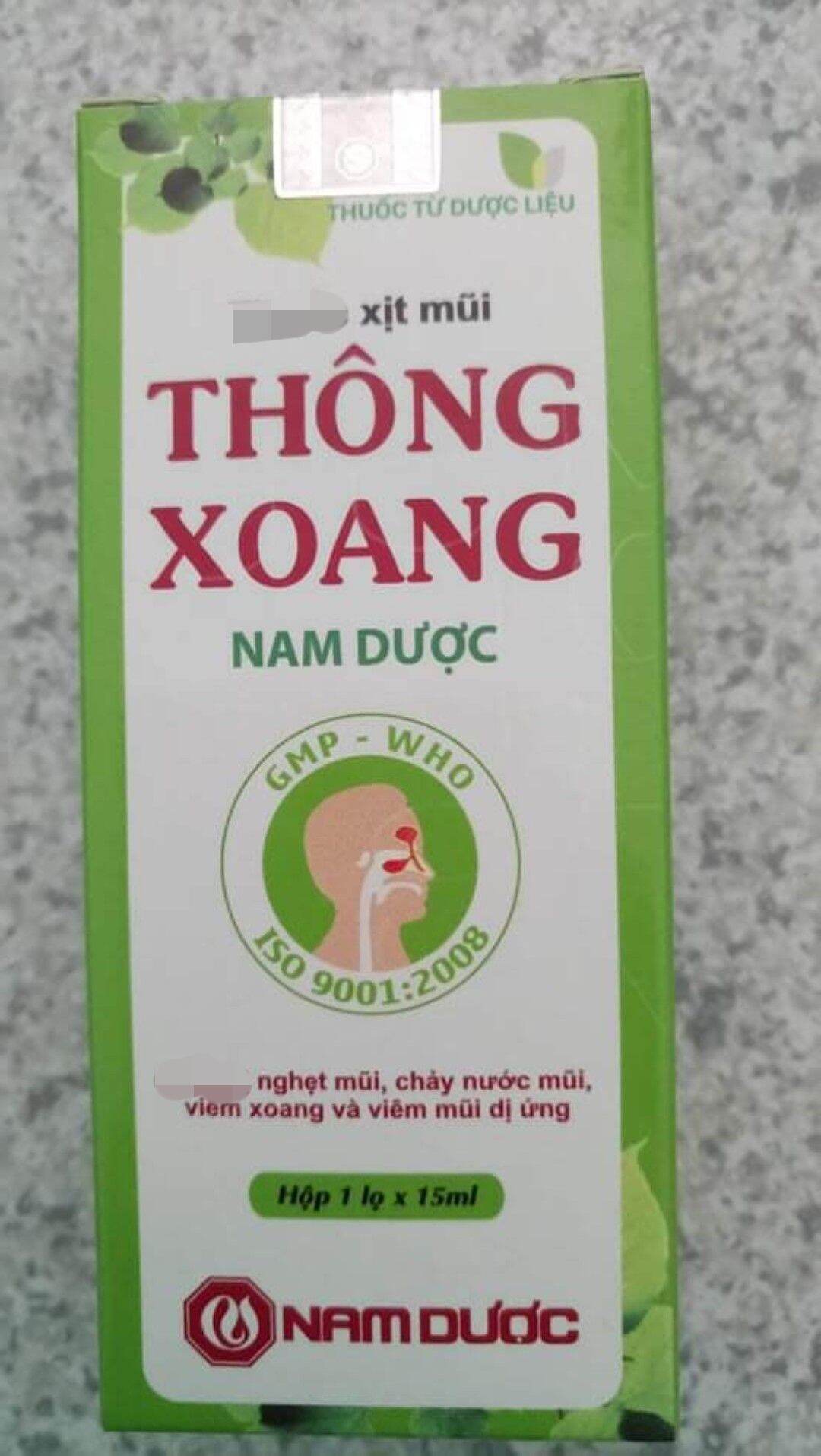 Xịt Mũi Thảo Dược Thông Xoang Nam Dược