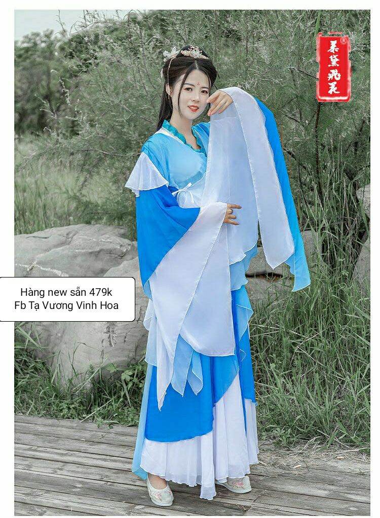 Hán phục cổ trang Trung Quốc chiết eo cực thướt tha