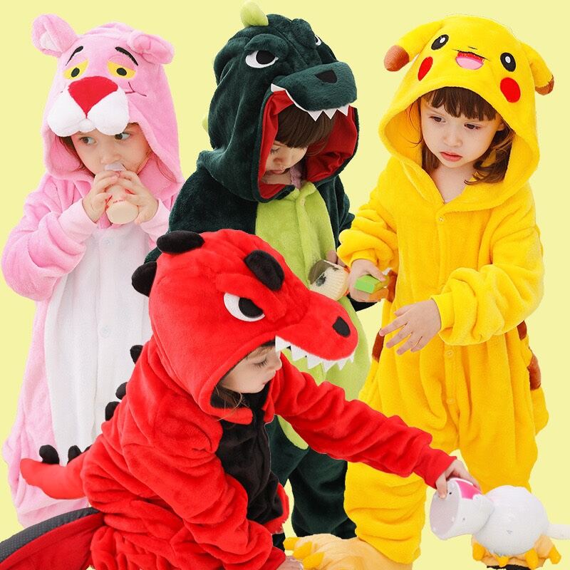 1 bộ đồ thú khủng long nhiều mầu đủ size