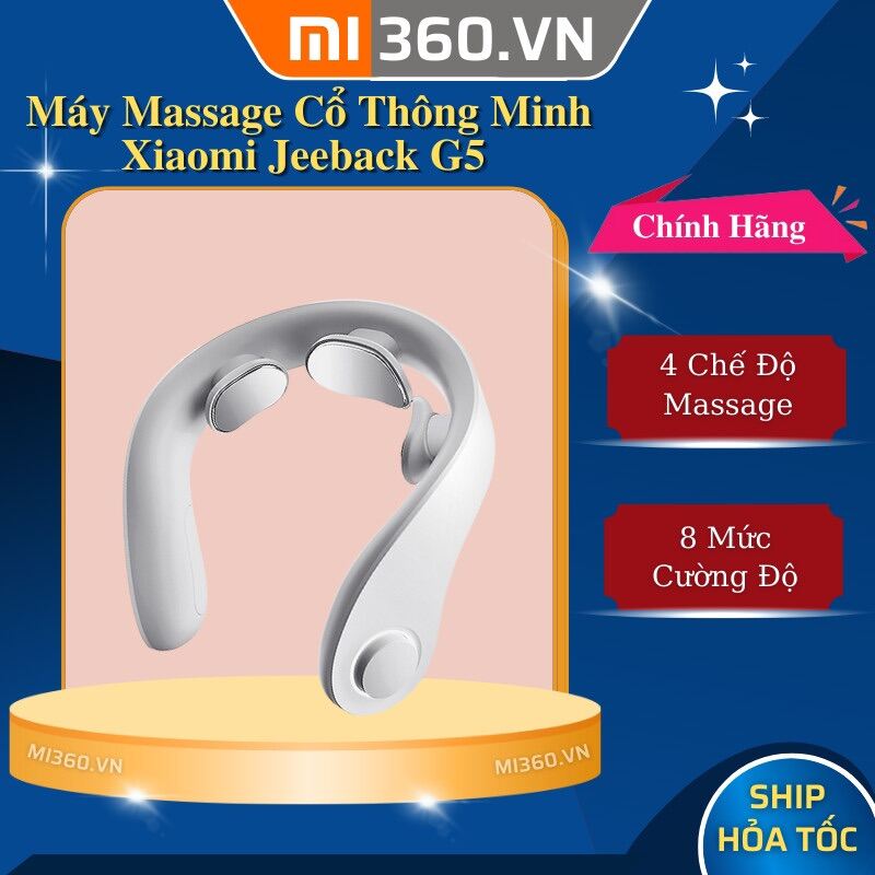 Máy Massage Cổ Xiaomi Jeeback G5 | G20 Chính Hãng - Massage Xung Điện - BH 6 Tháng