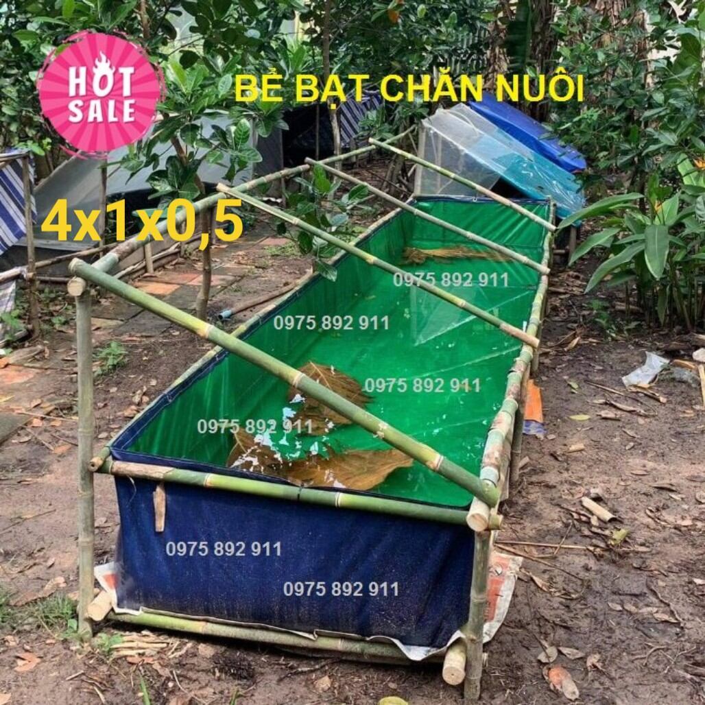 Bể bạt nuôi ốc ếch cá lươn -  xanh bộ đội