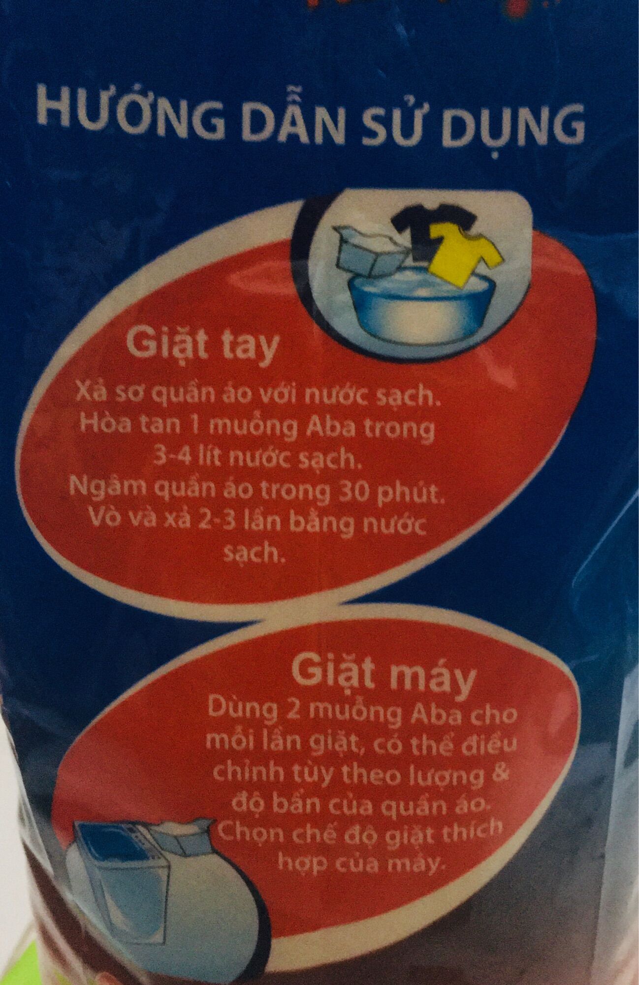bột giặt aba 6kg