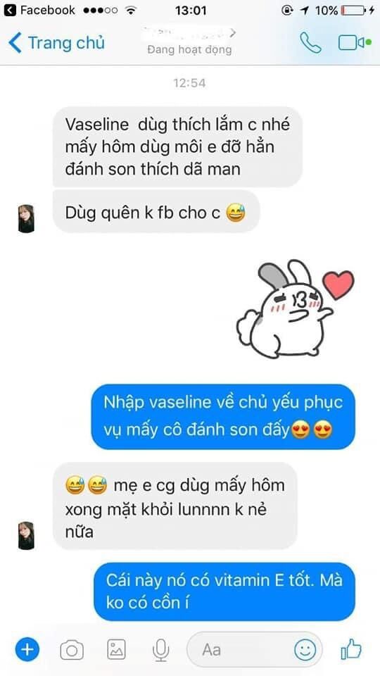 Dưỡng Vaseline Rose Mụn Nước Môi Sau Xăm