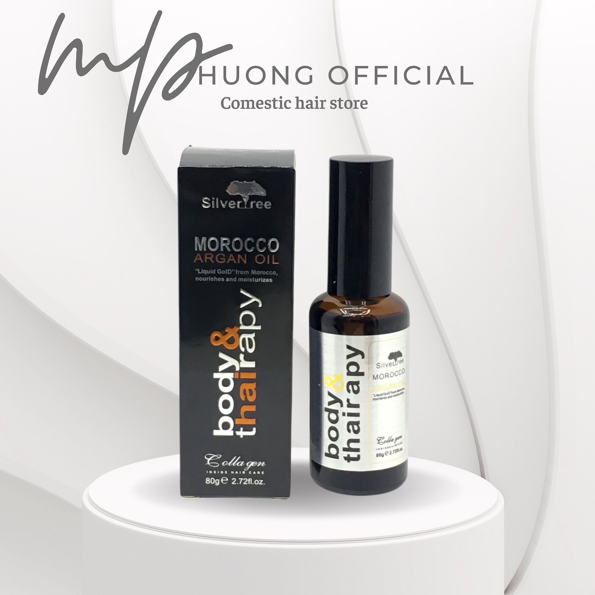 Tinh dầu dưỡng tóc body Morocco Argan - dưỡng tóc mềm mượt 80ml