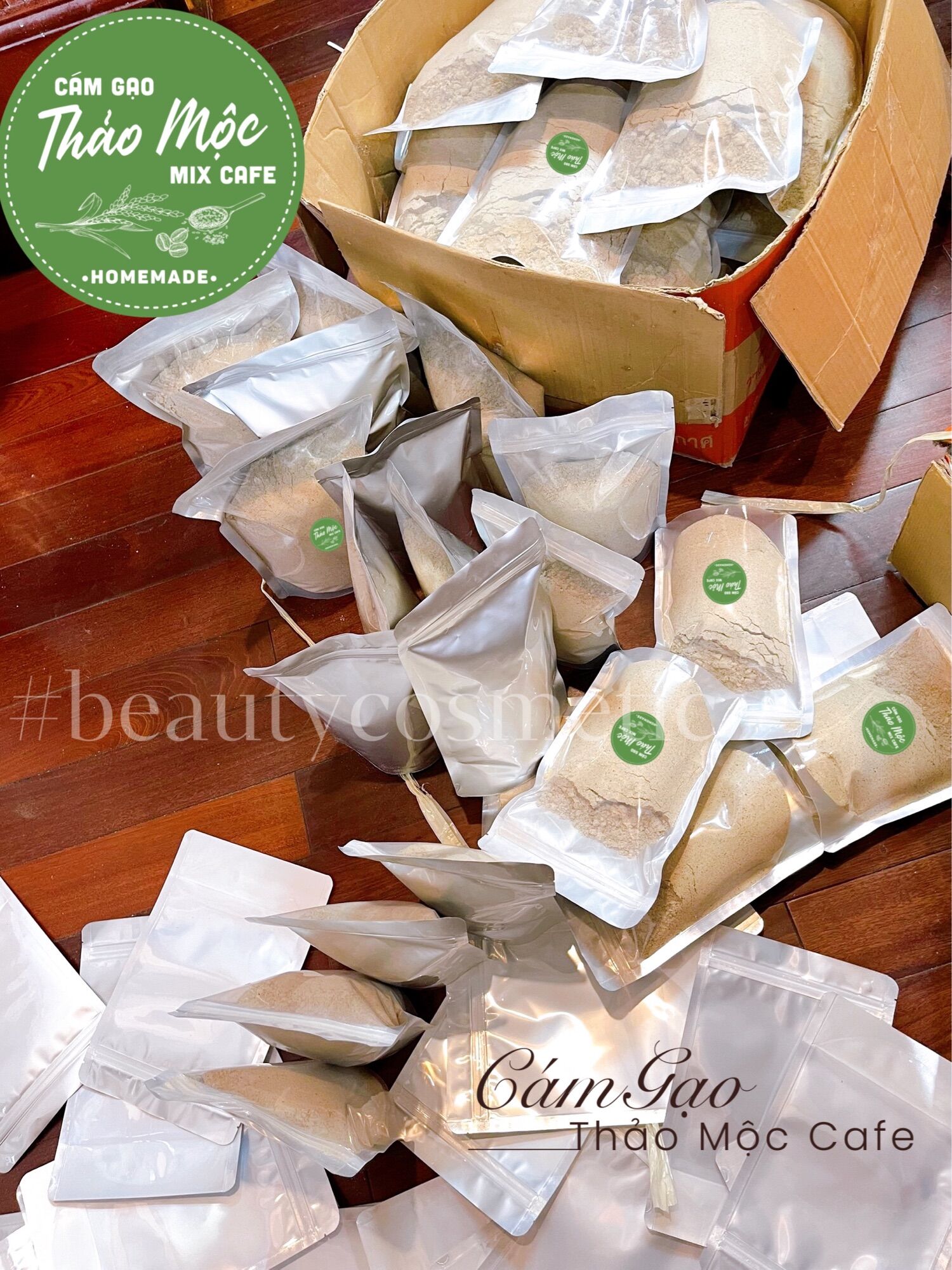 CÁM GẠO THẢO MỘC MIX CAFE - TÚI 500 GRAM