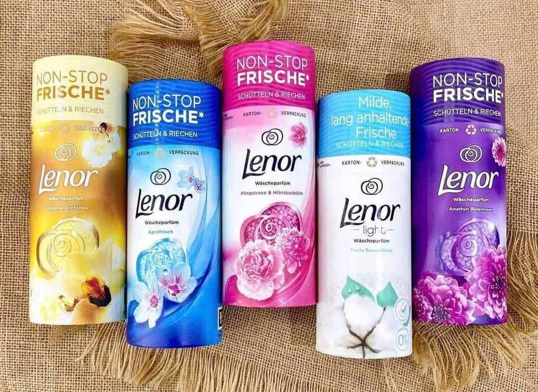 Viên xả vải khô Lenor hàng Đức 210g