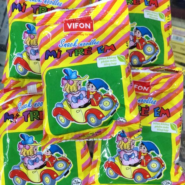 Thùng 200 gói mì trẻ em Vifon