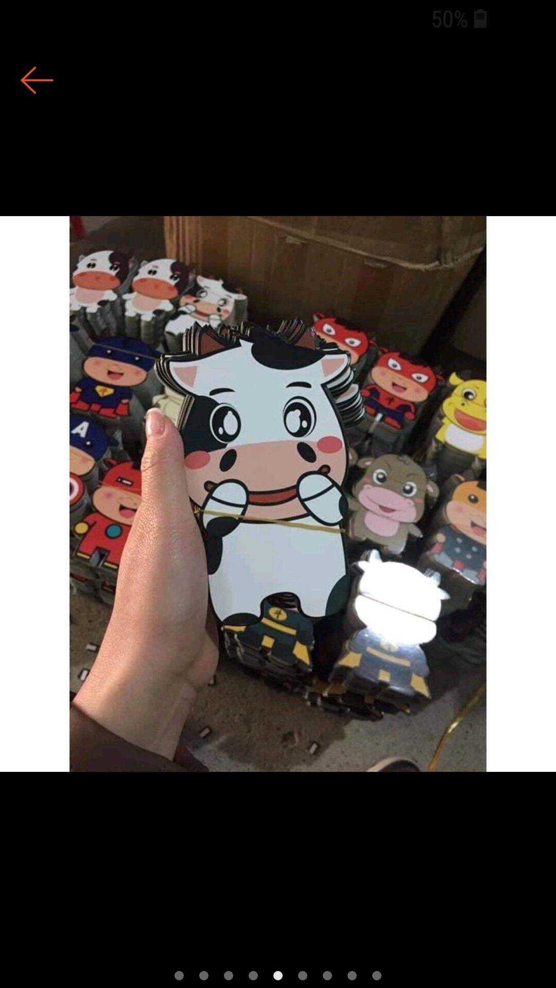 Lốc 10 bao lì xì chibi cute (giao hình ngẫu nhiên)
