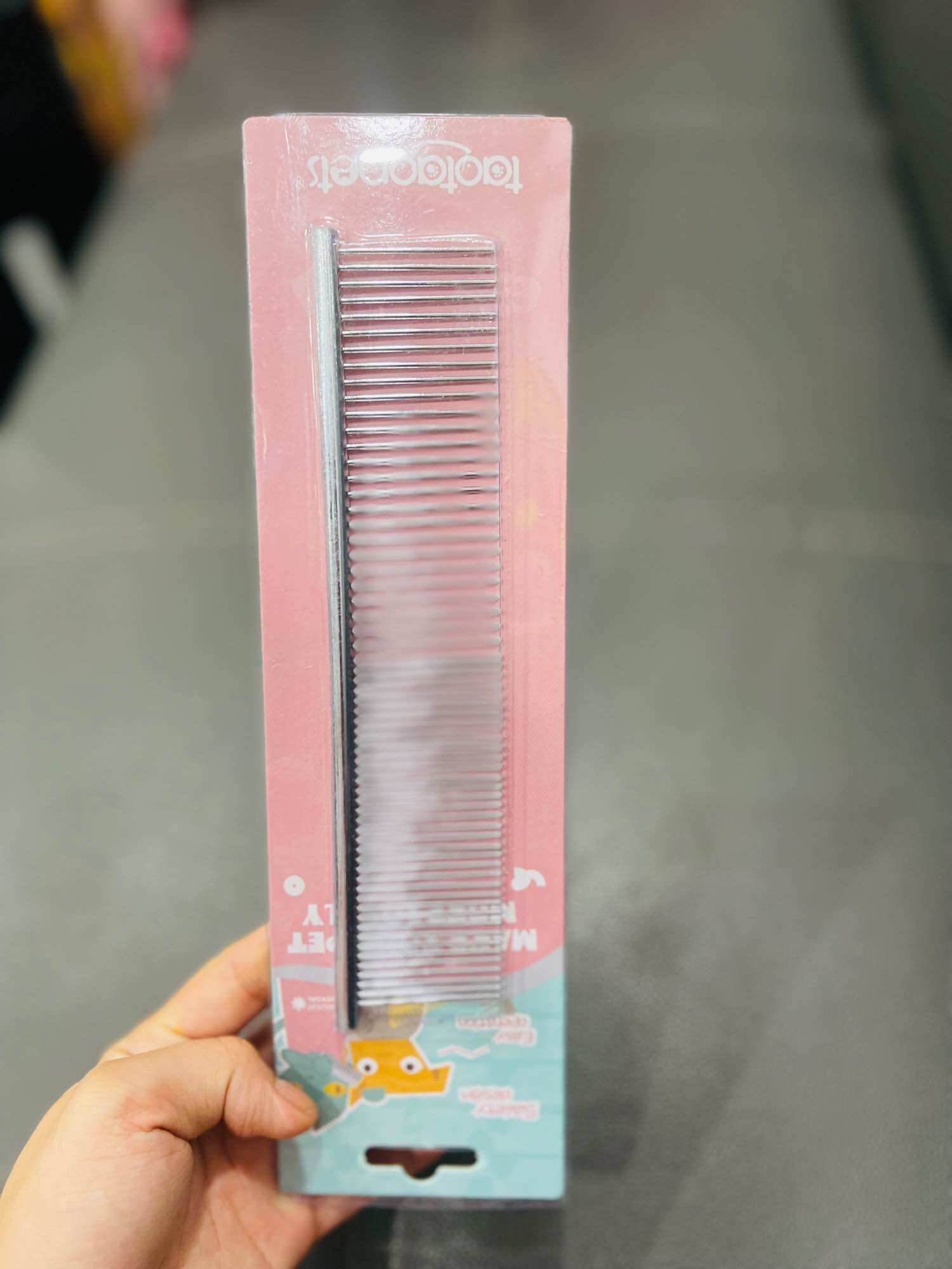 Lược inox chải lông chó mèo