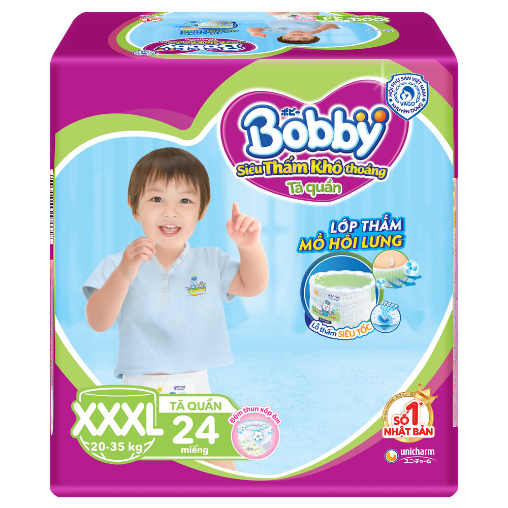 Tã quần bobby xxxl24