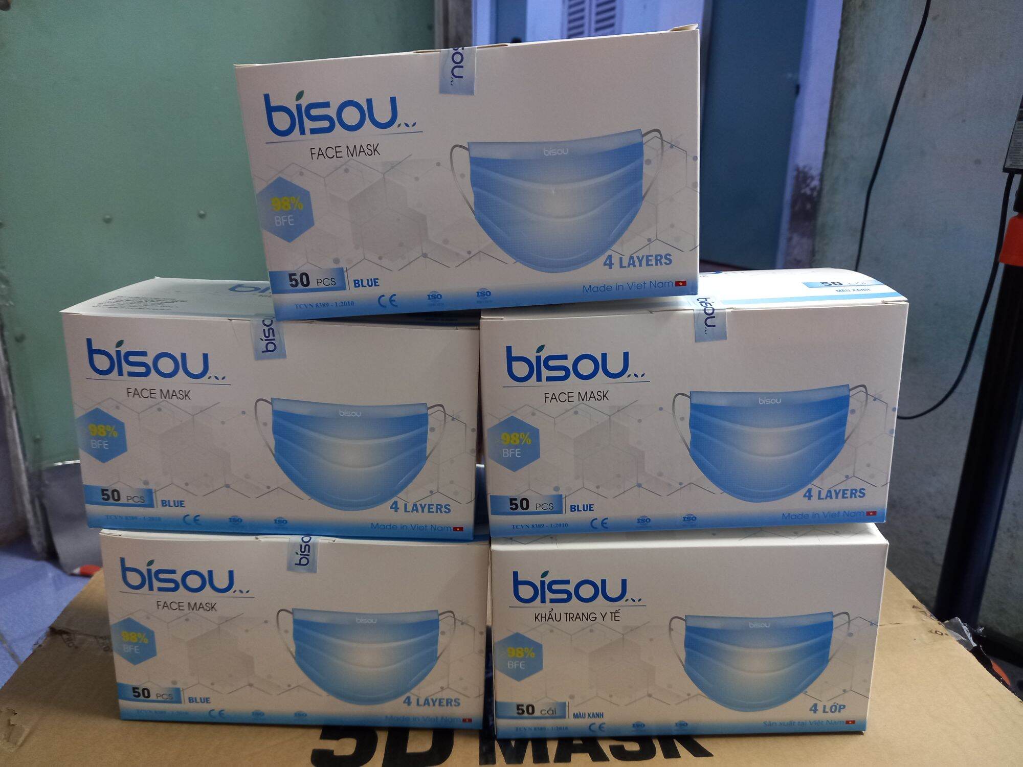 khẩu trang y tế 1hộp 50c