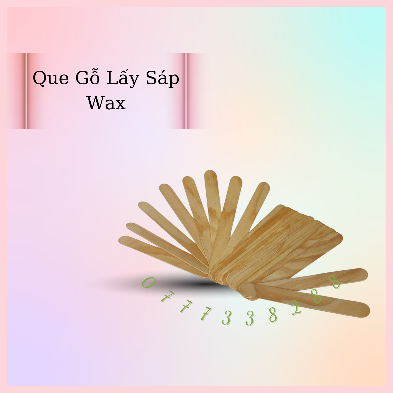 Que lấy sáp wax, dụng cụ xếp hình