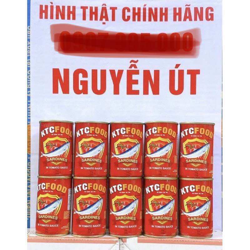 Cá mòi sốt cà ktc food 155g x lốc 10 hộp