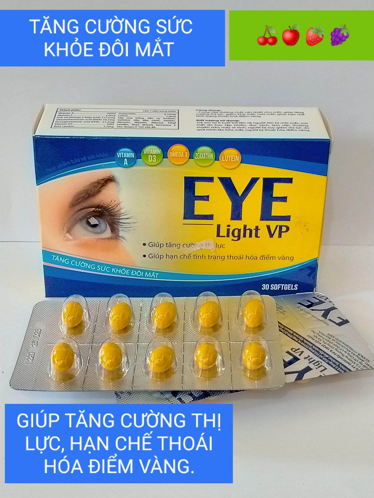 Viên Bổ Mắt Eye Light Vp Hộp 30 Viên