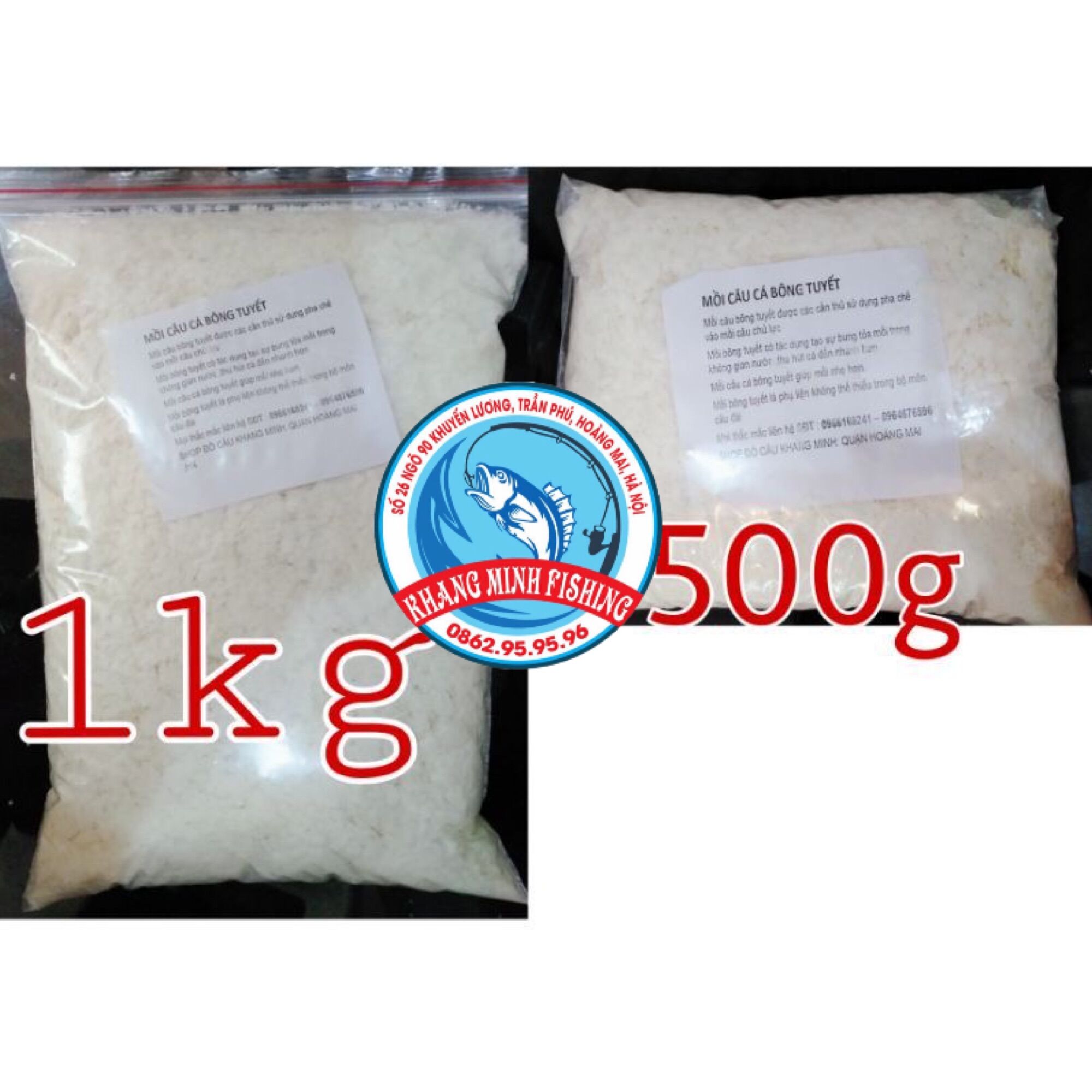 Mồi câu cá Bông tuyết