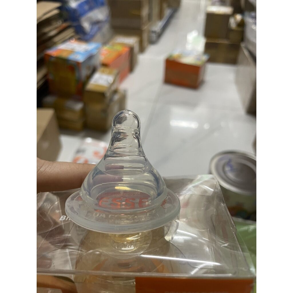 Vỉ 2 Núm Wesser thay bình sữa cổ hẹp