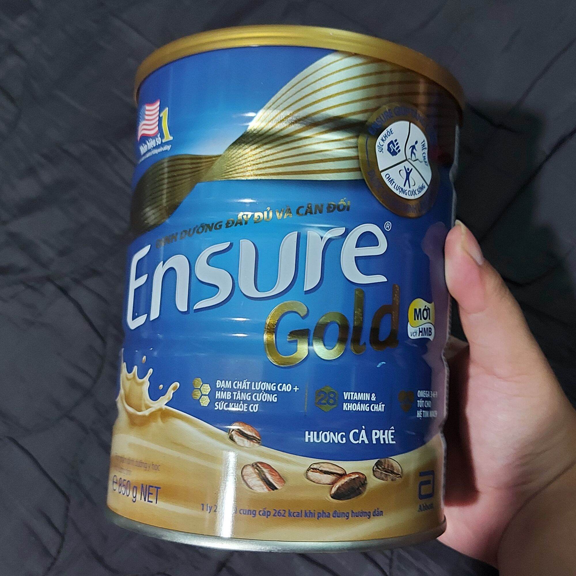 Sữa bột ensure gold coffee lon 850g