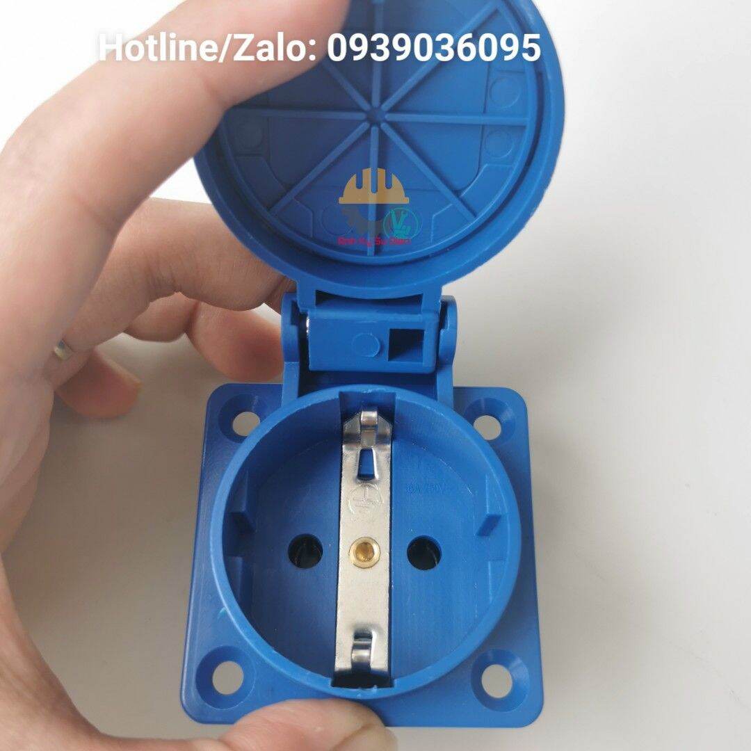 Ổ cắm điện công nghiệp 1 pha 16a 250v - ổ cắm điện đa năng , ổ cắm schuko chuẩn eu - ổ ốp tủ